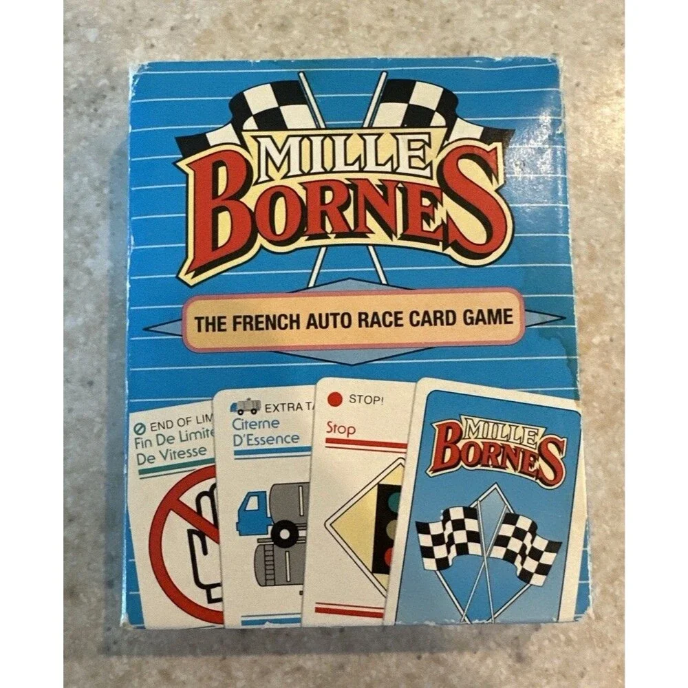 1998 Mille Bornes Classic Auto Race Card Game Park Brothers 100% Complete Game